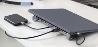 Docking station MANHATTAN 10-in-1 Multiport Hub, USB-C na 2x 4K 60Hz HDMI, 3x USB-A, USB-C PD 100W, USB-C, SD/microSD čitač, Gigabit RJ45