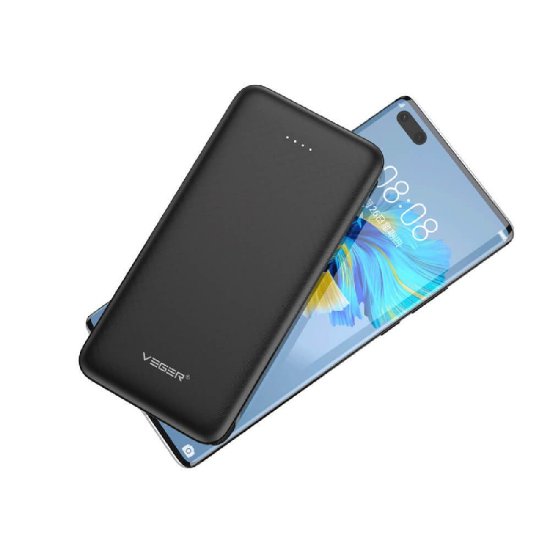 Mobilni USB punjač VEGER A10, 10000 mAh, crni