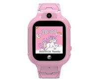 RABLJENI - Dječji pametni sat FOREVER SeeMe! 3, 4G video pozivi, GPS, SOS gumb, vodootporan, rozi