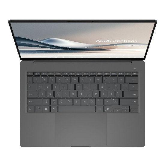 Laptop ASUS Zenbook 14 UX3407RA-QD026X / Snapdragon Elite X1E 78 100, 32GB, 1TB SSD, Qualcomm Adreno, 14" WUXGA OLED, Windows 11 Pro, sivi
