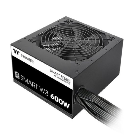 Napajanje 600W, THERMALTAKE Smart W3 80+, ATX 3.1, 120mm vent., 80+, crno