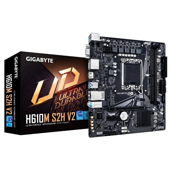 Matična ploča GIGABYTE H610M S2H V2 DDR5, Intel H610, DDR5, mATX, s.1700