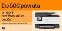 Prikažite detalje za Ostvari do 50€ povrata pri kupnji HP odabranih pisača
