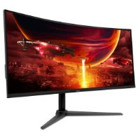 Gaming monitor 34" ACER Nitro ED340CUS3bmiipx UM.CE0EE.301, UWQHD, VA, 165Hz, 1ms, 250cd/m2, FreeSync, zakrivljeni, zvučnici, crni