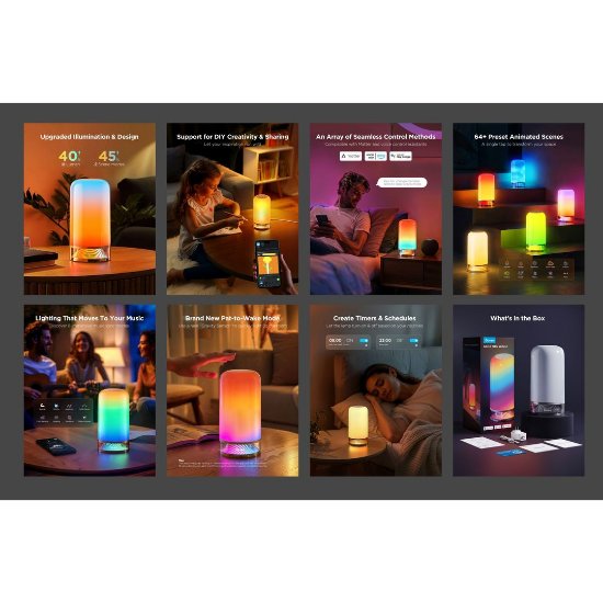 LED stolna svjetiljka GOVEE RGBICWW Table Lamp