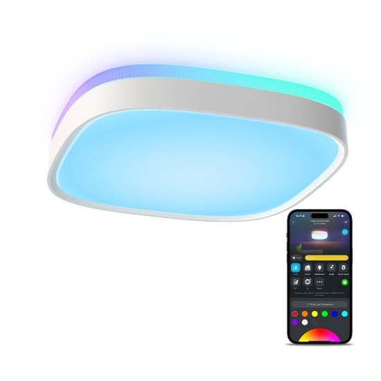 Stropna svjetiljka GOVEE RGBWW + RGBIC Square Smart Ceiling Light, 12"