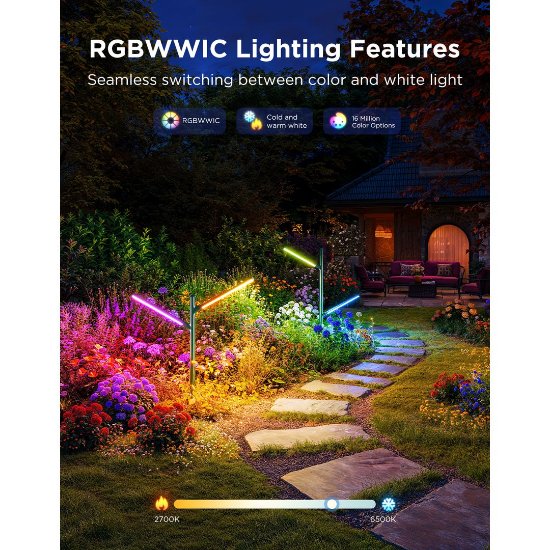 Vrtna svjetla GOVEE RGBICWW Garden Lights