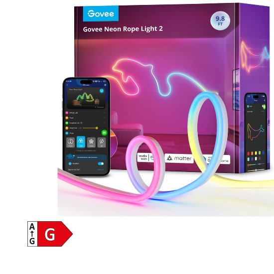 LED traka GOVEE Neon Rope Strip Light 2, 3M