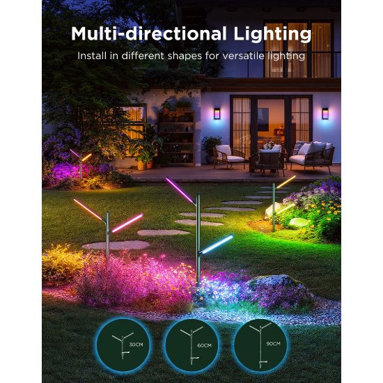 Vrtna svjetla GOVEE RGBICWW Garden Lights