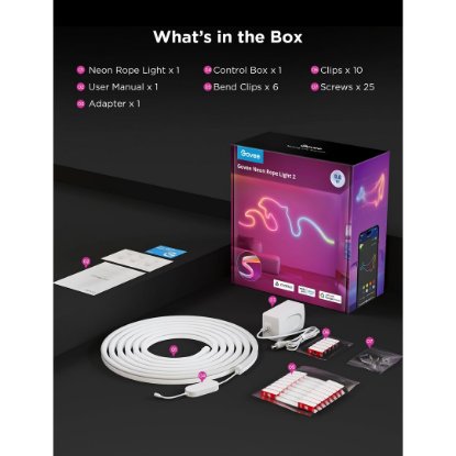 LED traka GOVEE Neon Rope Strip Light 2, 3M