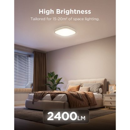 Stropna svjetiljka GOVEE RGBWW + RGBIC Square Smart Ceiling Light, 12"