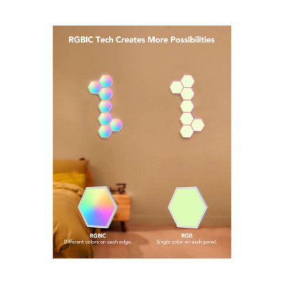 LED panel GOVEE Glide Hexa, 10 kom