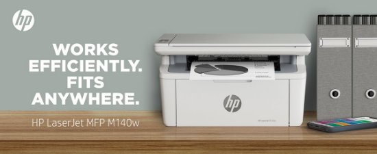 Multifunkcijski printer HP LaserJet MFP M140w 7MD72F, printer/scanner/copy, 600dpi, USB, WiFi, bijeli