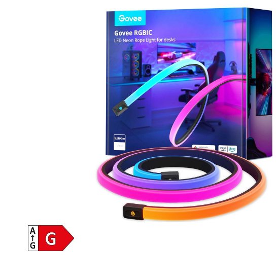 LED traka GOVEE RGBIC Led Neon Rope Light, za stol, 3M