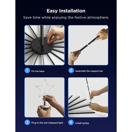 Dekorativne LED lampice GOVEE Cone Tree Lights