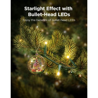 Dekorativne LED lampice GOVEE Christmas Sparkle String Lights, 20M