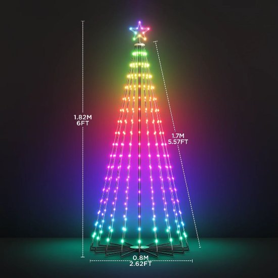 Dekorativne LED lampice GOVEE Cone Tree Lights