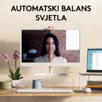 Web kamera LOGITECH Brio 100, roza