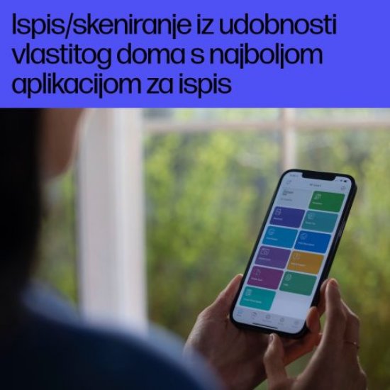 Multifunkcijski printer HP OfficeJet Pro 8122e , 405U3B, printer/scanner/copy, 4800dpi, WiFi, LAN, USB, bijeli, Instant Ink