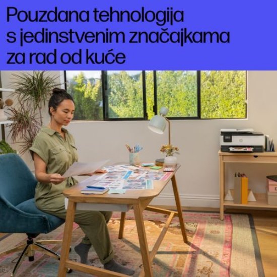 Multifunkcijski printer HP OfficeJet Pro 8122e , 405U3B, printer/scanner/copy, 4800dpi, WiFi, LAN, USB, bijeli, Instant Ink