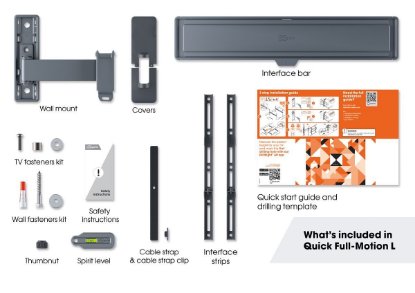 Nosač zidni za TV VOGEL'S TVM1623, 40-77", do 35kg