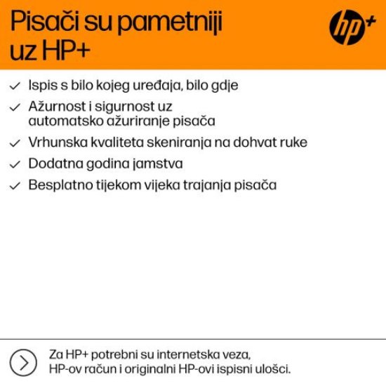 Multifunkcijski printer HP OfficeJet Pro 8122e , 405U3B, printer/scanner/copy, 4800dpi, WiFi, LAN, USB, bijeli, Instant Ink