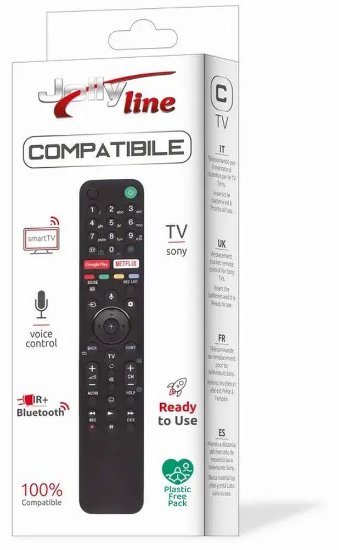 Univerzalni daljinski upravljač JOLLY LINE za Sony TV RMF-TX50, IR + BT, glasovna kontrol