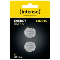 Baterije INTENSO CR2016, litijske, 3 V, 80 mAh, 2kom