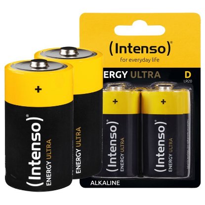 Baterije INTENSO LR20, alkalne, 1.5 V, 12000 mAh, 2kom