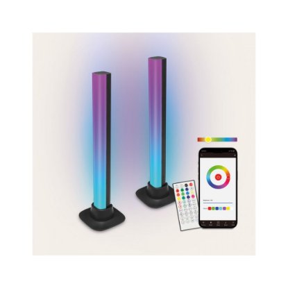 LED svjetiljka KSIX Lightbars, 5W, 35 lumena, daljinski upravljač, RGBIC, WiFi