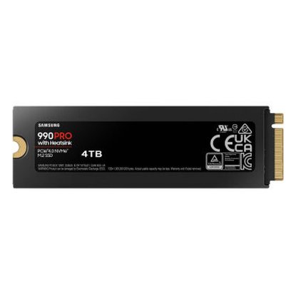 SSD 4TB SAMSUNG 990 PRO NVMe M.2, MZ-V9P4T0CW, maks. do 7450/6900 MB/s, hladnjak