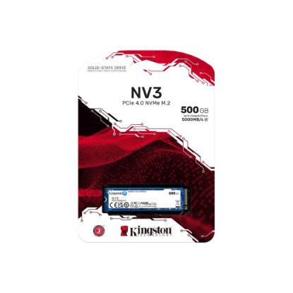 SSD 500GB KINGSTON NV3 SNV3S/500G, M.2 NVME PCIe 4.0, 2280, maks do 5000/3000 MB/s