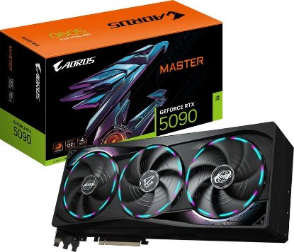 Grafička kartica GIGABYTE GeForce RTX 5090 Aorus Master 32G, 32GB GDDR7