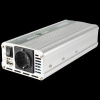 Pretvarač napona SAL SAI 2000USB, Adapter sa 12V na 220V, snaga 1000/2000W, USB port