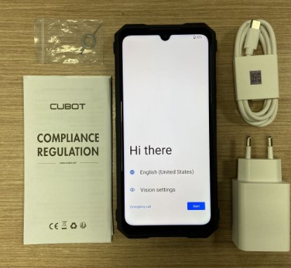 OPEN BOX - Mobitel CUBOT KingKong 11, 6,72", 16GB, 256GB, Android 15, crni + Pametni sat CUBOT GT3 Amoled, crni