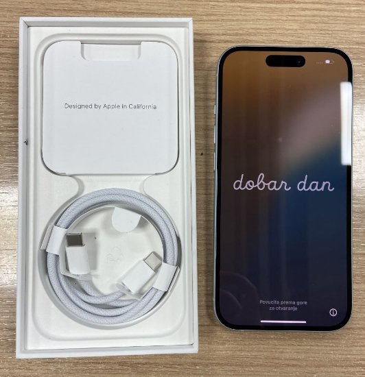 IZLOŽBENI - Mobitel APPLE iPhone 15, 6,1", 6GB, 128GB, iOS, plavi