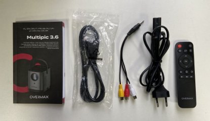 RABLJENI - Projektor OVERMAX Multipic 3.6, LED, 720p, 3500 lm, WiFi, Bluetooth