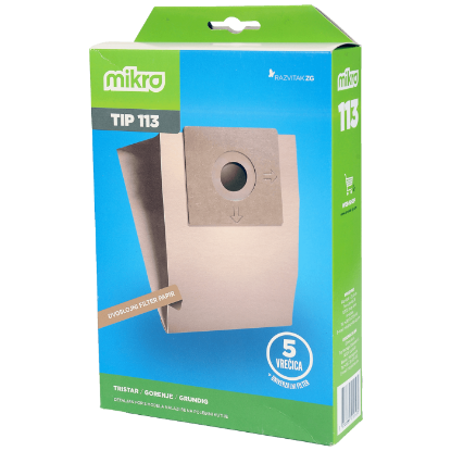 Vrećice za usisavače MIKRO 113.5.113, 5 kom, Tip 113