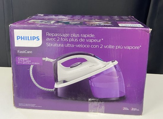 RABLJENI - Parna postaja PHILIPS GC6740/30, 2400W, 5,2 bara, 300g/min, ljubičasta