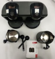 RABLJENI - Aparat za tursku kavu ZILAN ZLN1291, 400 W+400 W, 250 ml+250 ml, 8 šalica, crni