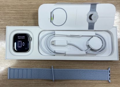 RABLJENI - Pametni sat APPLE Watch S10 GPS, 42mm Silver Alu Case with Blue Cloud Sport Loop