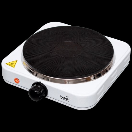 Električno kuhalo HOME HG R 01/WH, 1 ploča, 1500 W, 18 cm, bijelo
