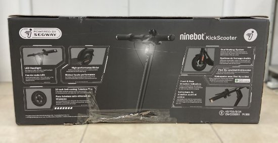 OPEN BOX - Električni romobil SEGWAY Ninebot KickScooter F2 Plus E, autonomija do 55km, brzina 25km/h, kotači 10˝, crni