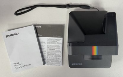 RABLJENI - POLAROID instant fotoaparat Originals Now, Gen.3, sivi + Color film za I-Type