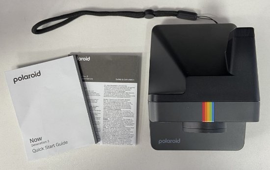 RABLJENI - POLAROID instant fotoaparat Originals Now, Gen.3, sivi + Color film za I-Type