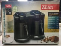 RABLJENI - Aparat za tursku kavu ZILAN ZLN1291, 400 W+400 W, 250 ml+250 ml, 8 šalica, crni
