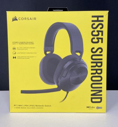 RABLJENI - Slušalice CORSAIR HS55 Surround, mikrofon, crne