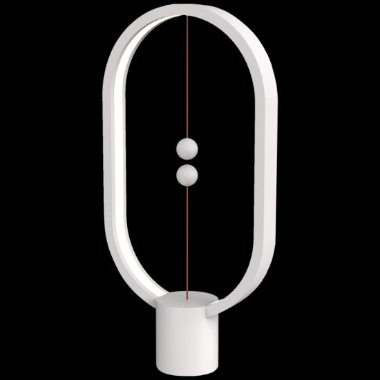 Stolna svjetiljka HOME DH0040WT/HBLEUB, LED, leteći prekidač, bijela