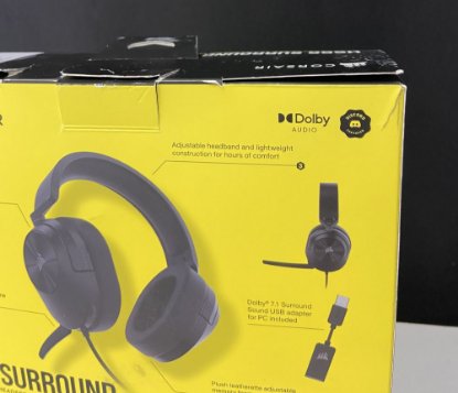 RABLJENI - Slušalice CORSAIR HS55 Surround, mikrofon, crne