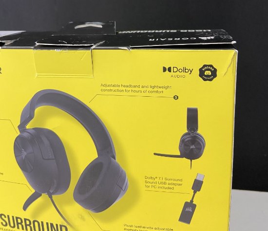 RABLJENI - Slušalice CORSAIR HS55 Surround, mikrofon, crne